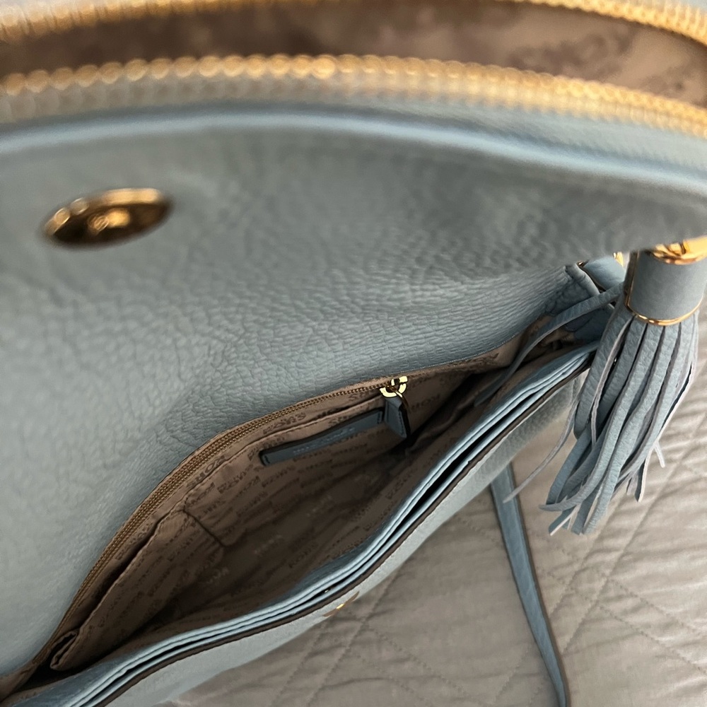 Michael Kors light blue purse - Picture 2 of 4